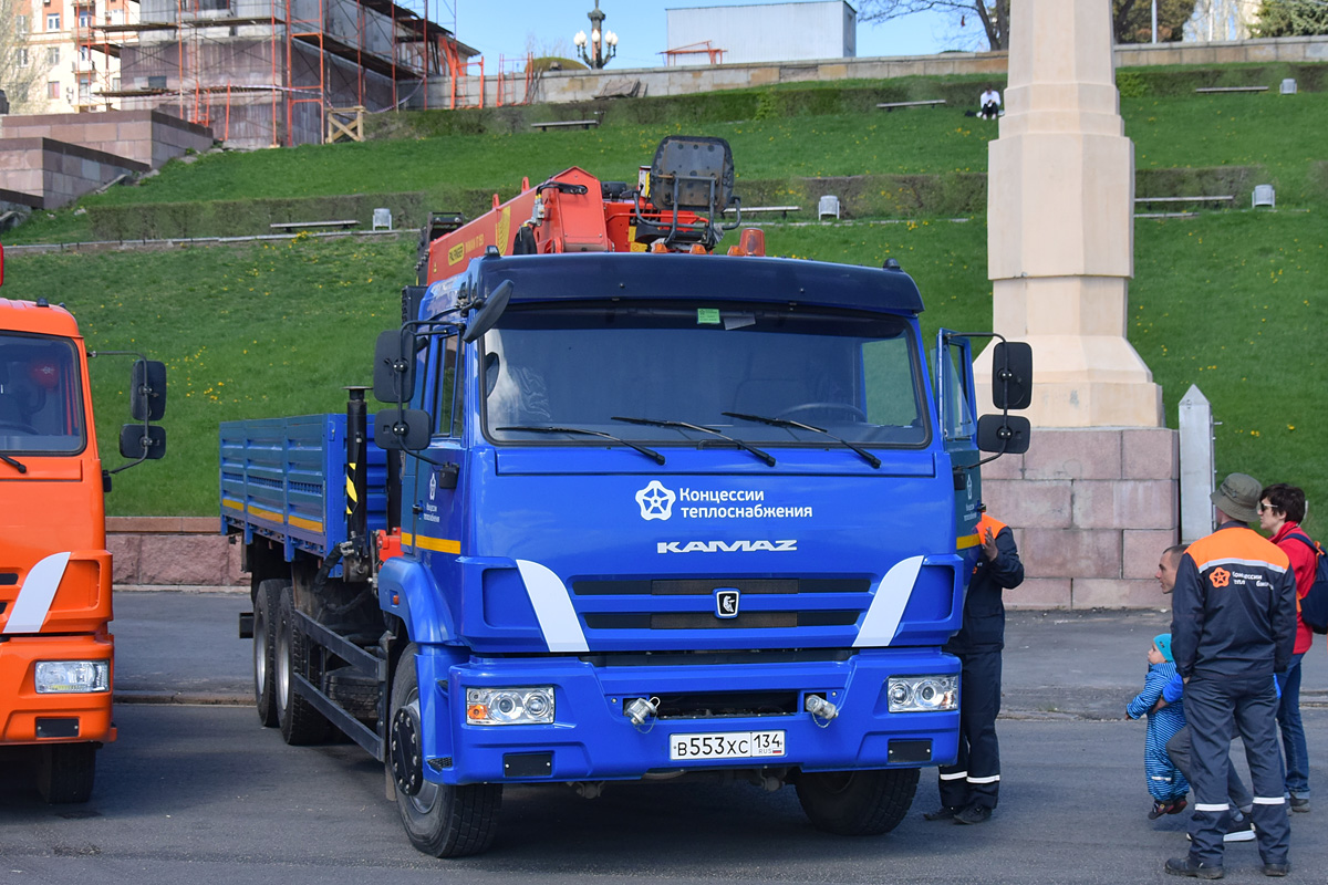 Волгоградская область, № В 553 ХС 134 — КамАЗ-65117-L4(19)