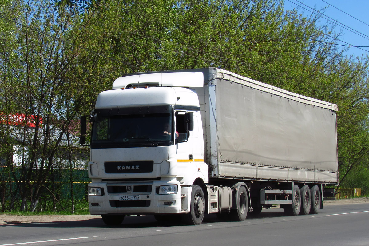 Татарстан, № Х 635 НС 116 — КамАЗ-5490-S5(87)