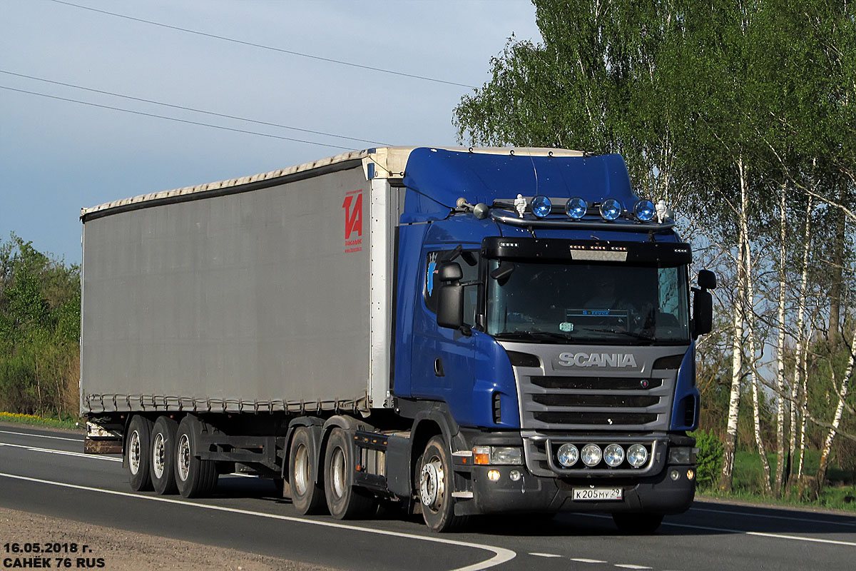Архангельская область, № К 205 МУ 29 — Scania ('2009-2011, общая модель)