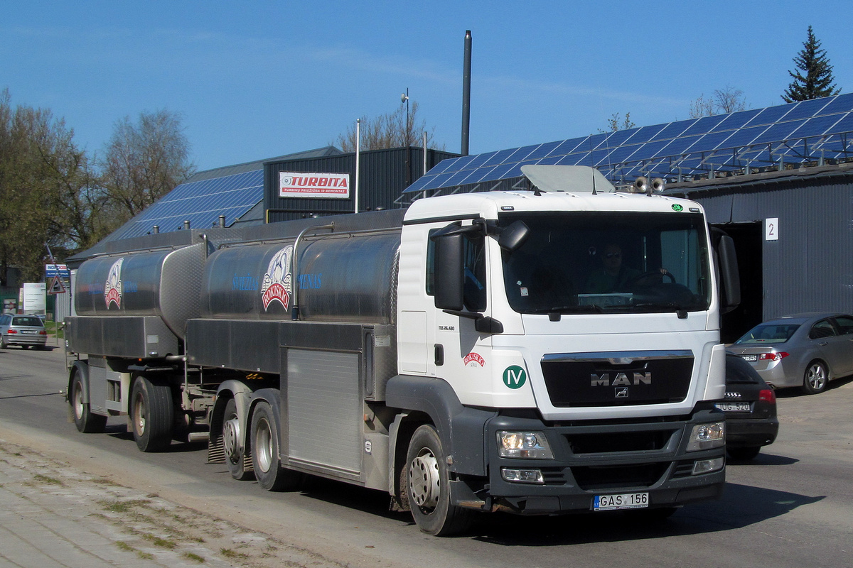 Литва, № GAS 156 — MAN TGS 26.480