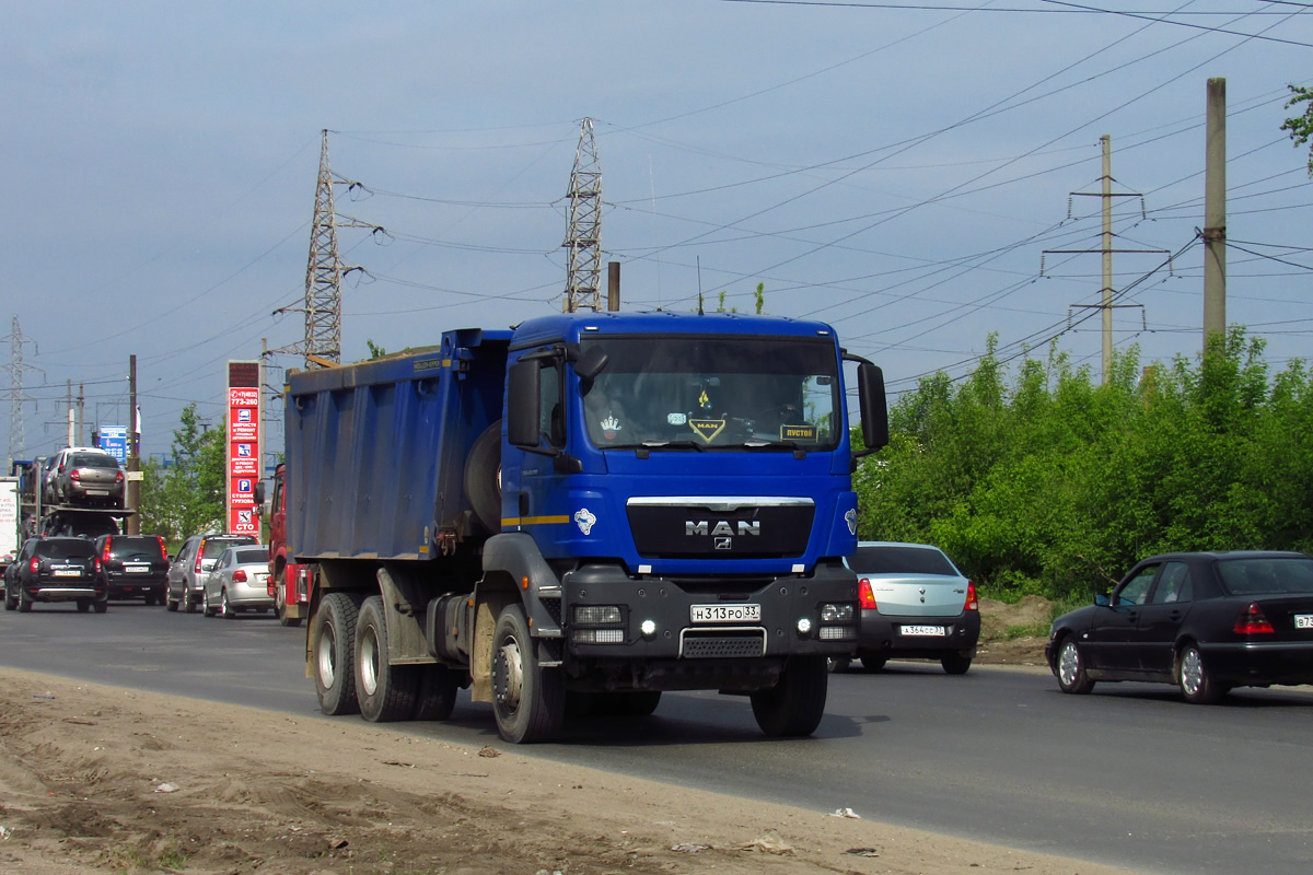 Владимирская область, № Н 313 РО 33 — MAN TGS 40.400