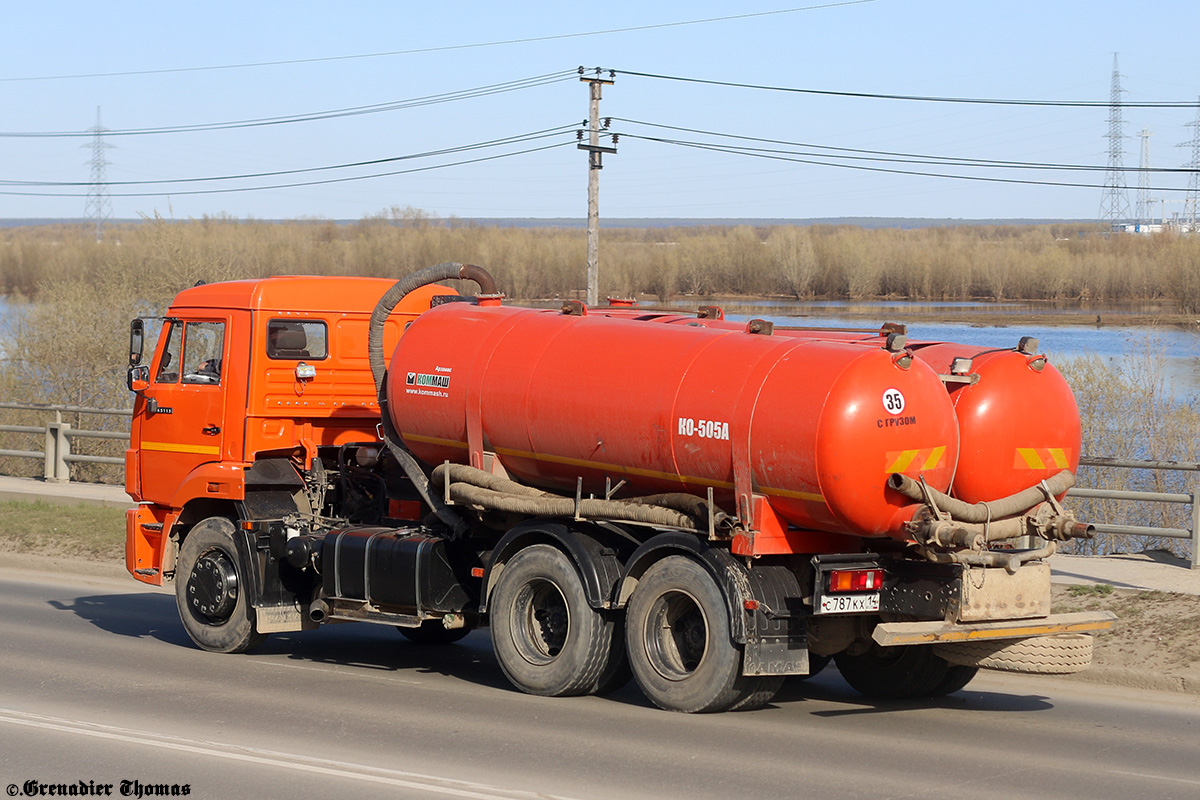 Саха (Якутия), № С 787 КХ 14 — КамАЗ-65115-62