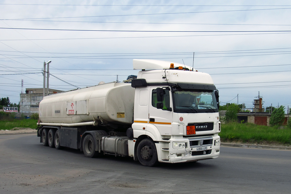 Ивановская область, № А 553 СА 37 — КамАЗ-5490-T5(68)