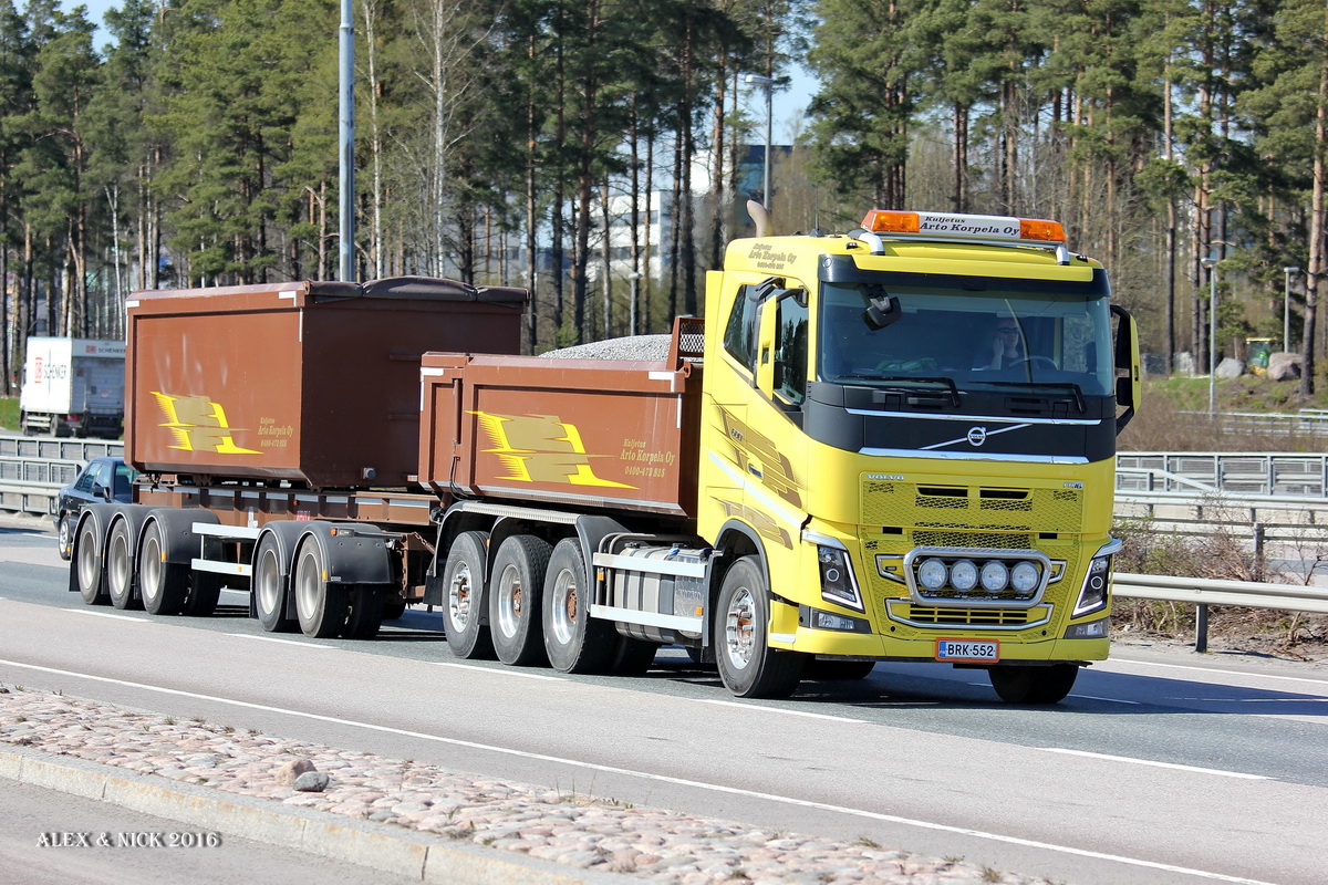 Финляндия, № BRK-552 — Volvo ('2012) FH16.600
