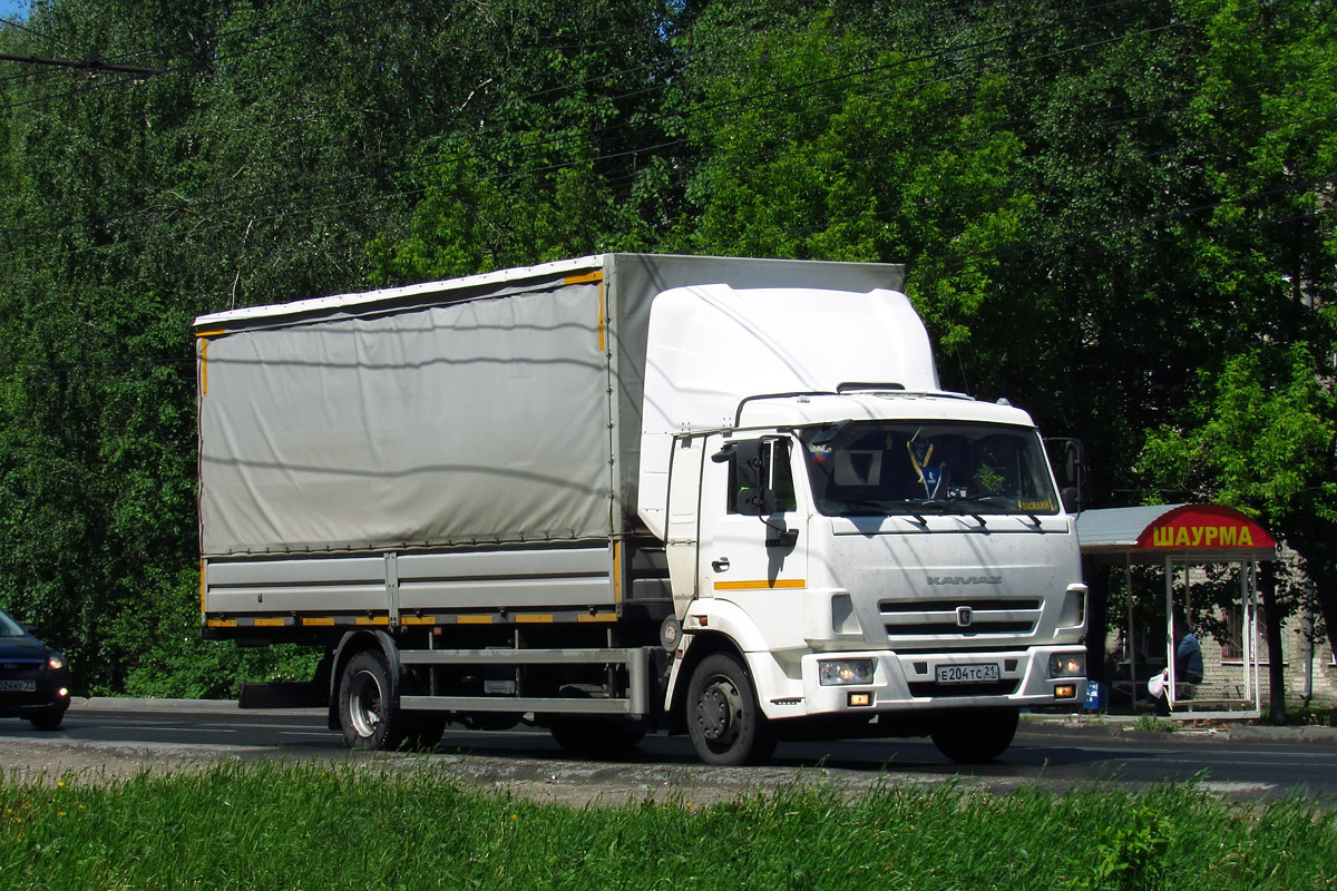 Чувашия, № Е 204 ТС 21 — КамАЗ-4308-C4(25)