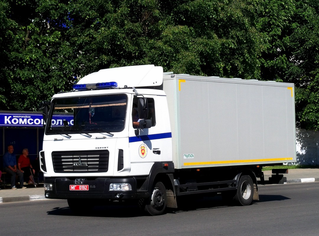 Могилёвская область, № МГ 0192 — МАЗ-4371P2