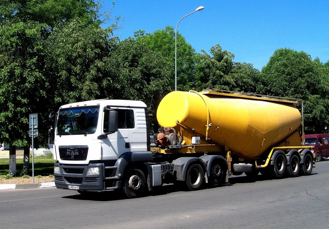 Смоленская область, № А 480 НЕ 67 — MAN TGS 26.400