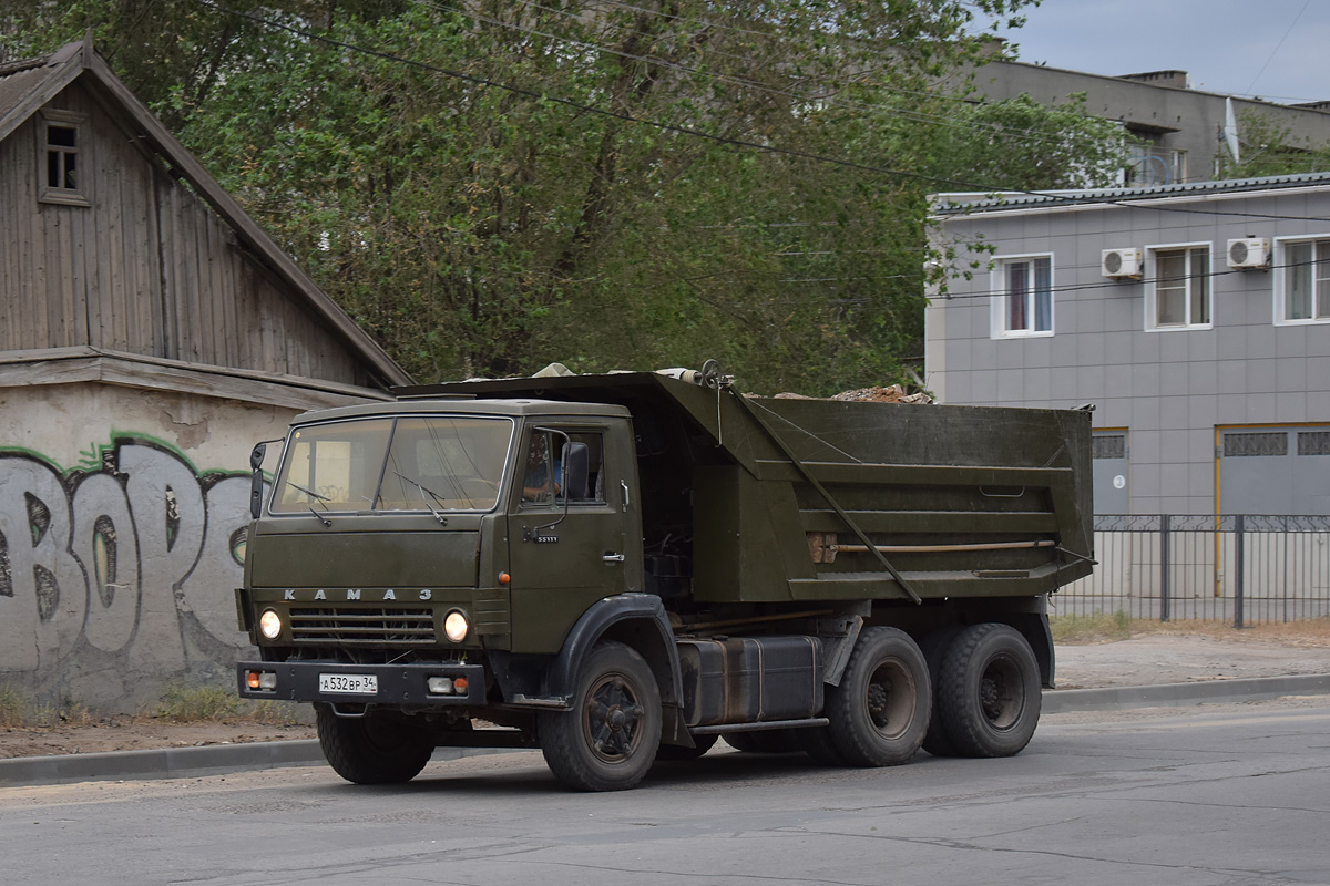 Волгоградская область, № А 532 ВР 34 — КамАЗ-55111 [551110]
