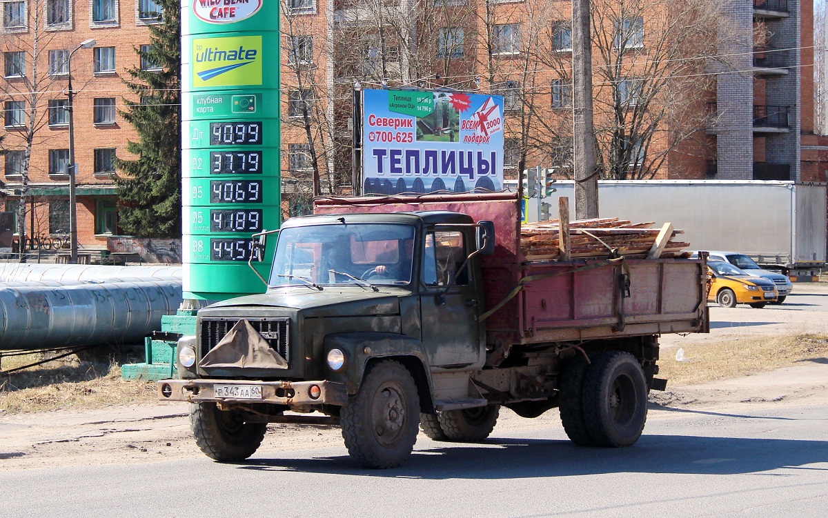 Псковская область, № Р 343 АА 60 — ГАЗ-3307