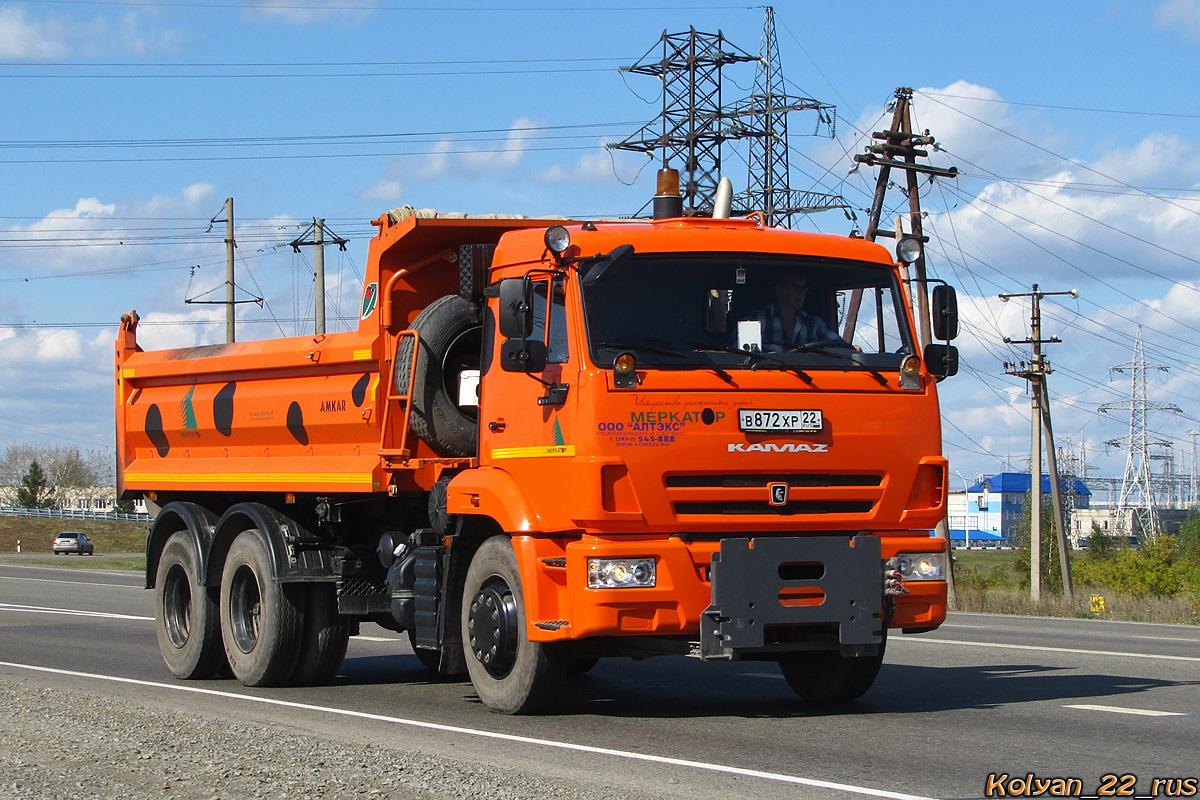 Алтайский край, № В 872 ХР 22 — КамАЗ-65115-A4(23)