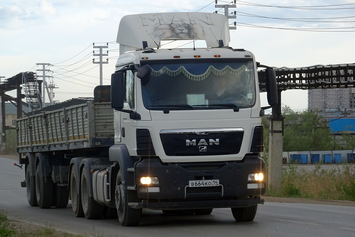 Саха (Якутия), № В 664 КО 14 — MAN TGS 33.480