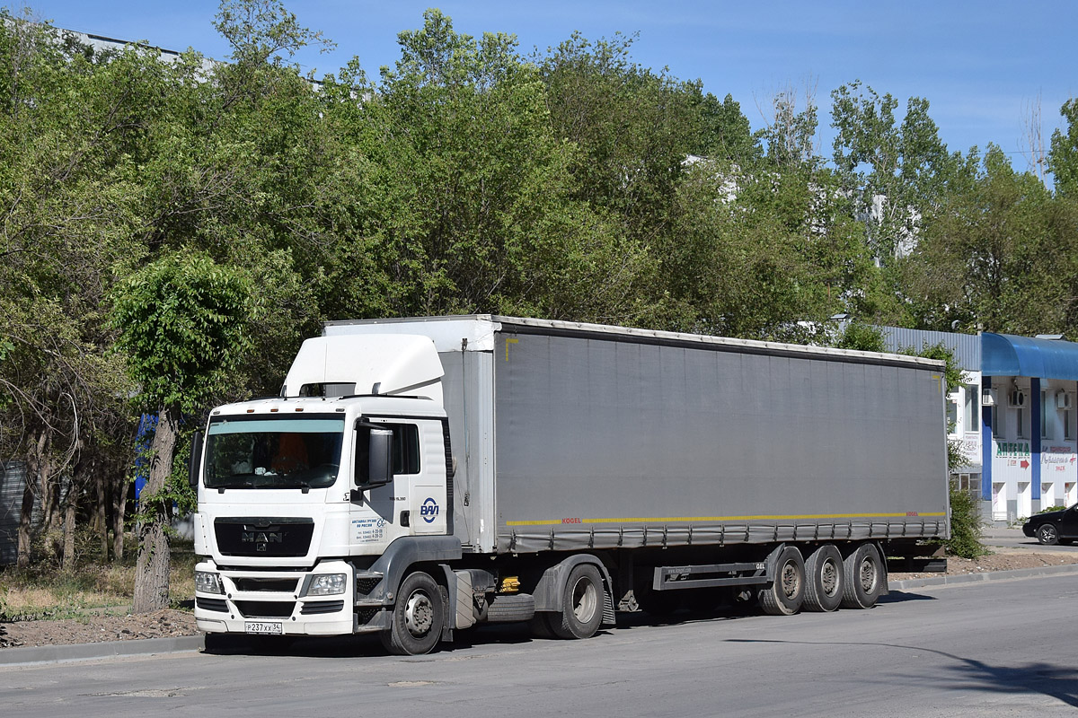 Волгоградская область, № Р 237 ХХ 34 — MAN TGS 19.390