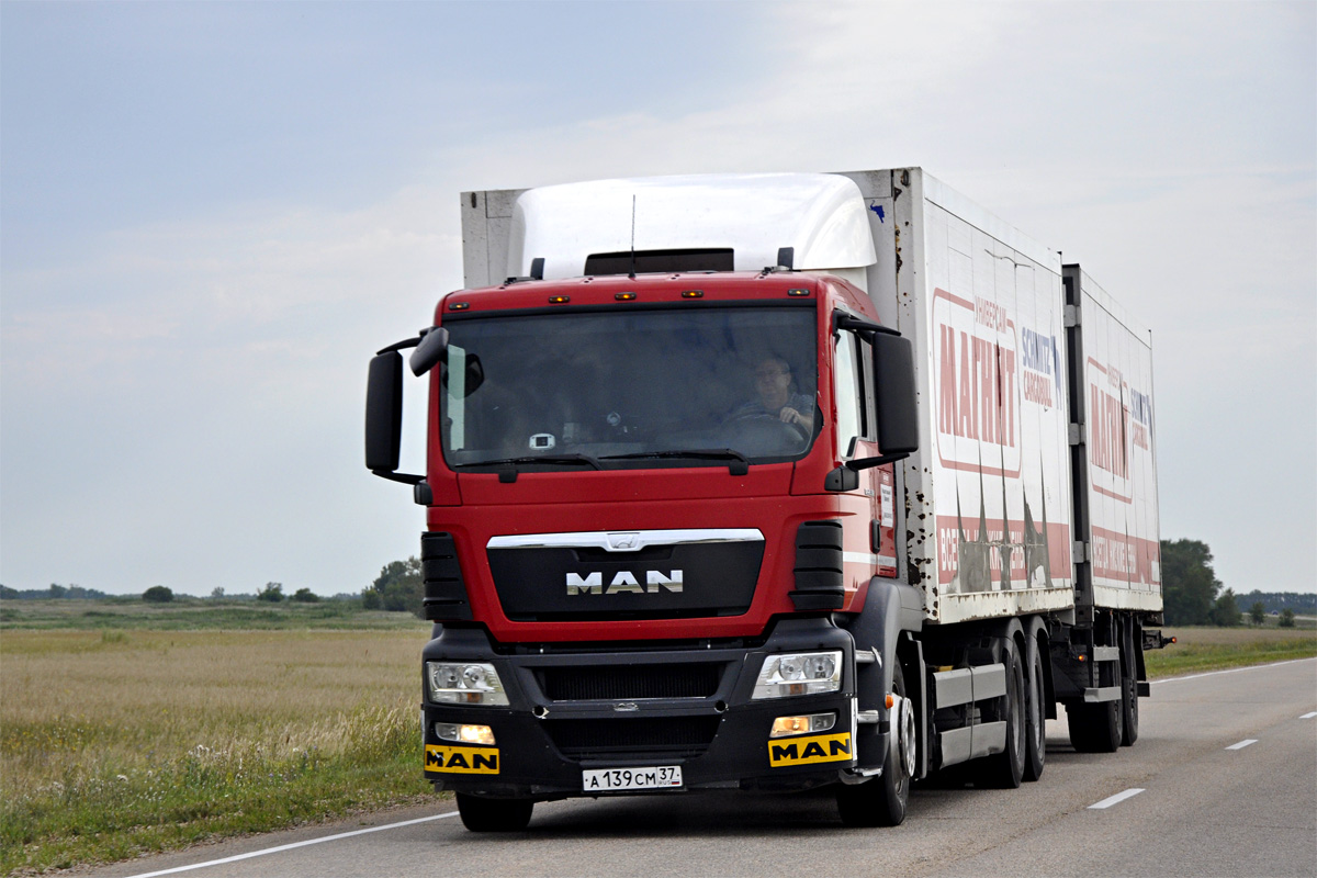 Новосибирская область, № А 139 СМ 37 — MAN TGS 28.360