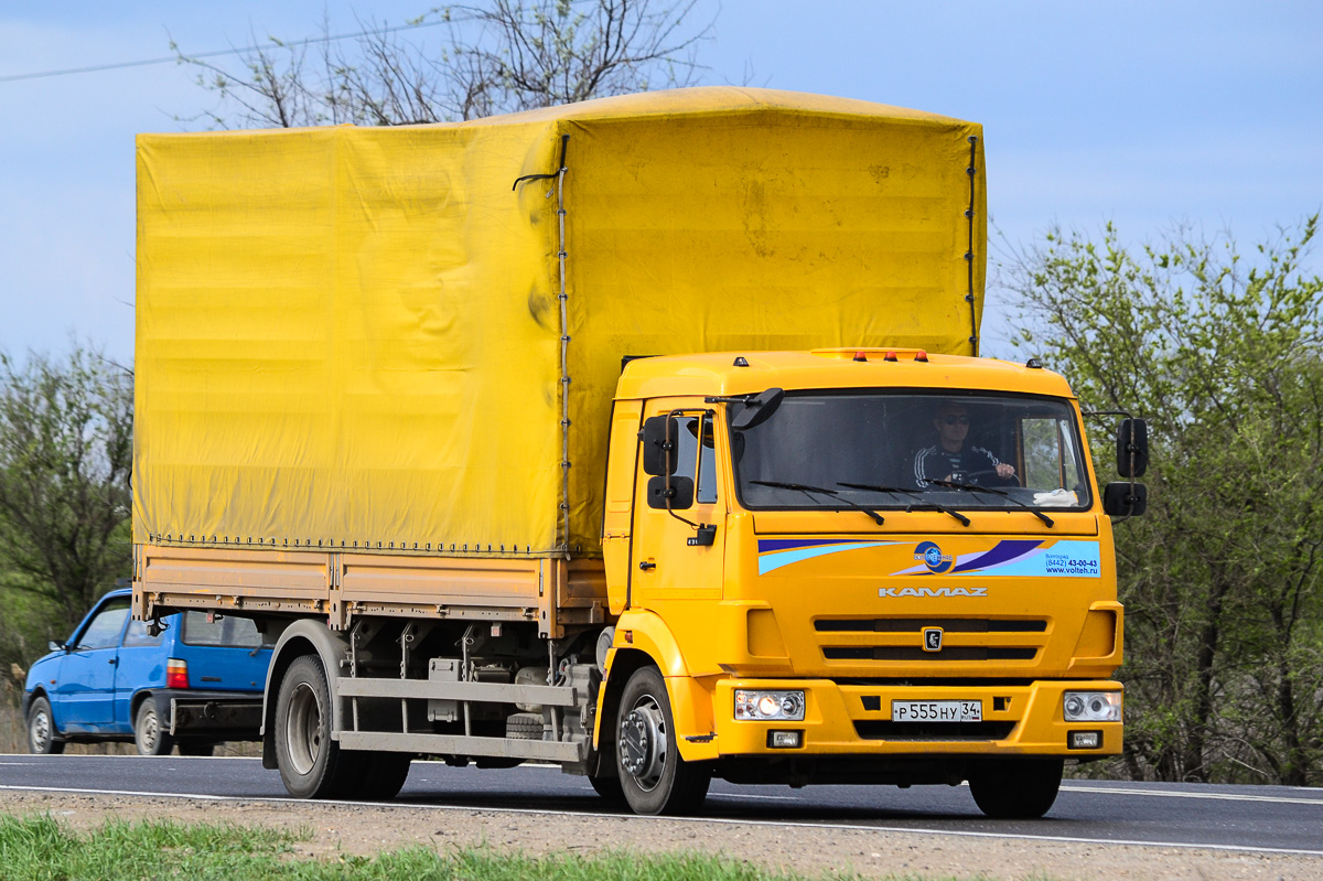 Волгоградская область, № Р 555 НУ 34 — КамАЗ-4308-R4(28)