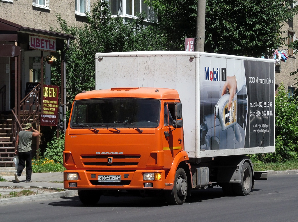 Калужская область, № Н 034 РУ 40 — КамАЗ-4308-H3(99)