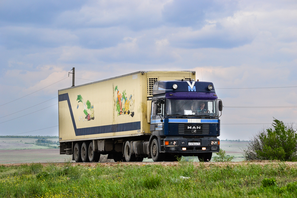 Ульяновская область, № К 416 ЕА 73 — MAN F2000 19.xxx (общая)
