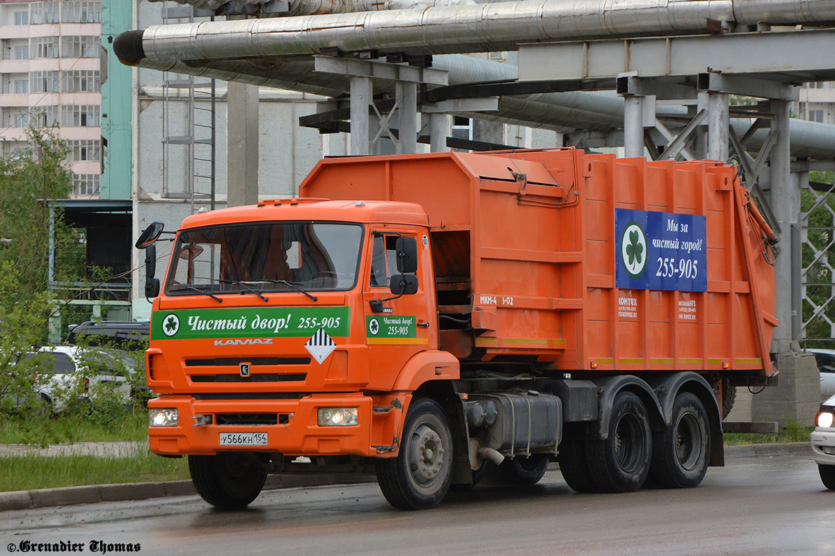 Саха (Якутия), № У 566 КН 154 — КамАЗ-65115-A4(23)