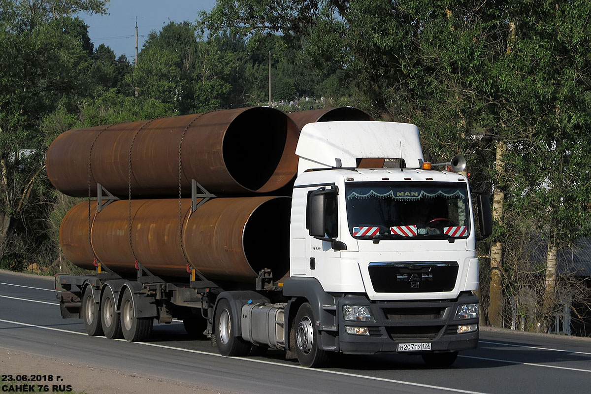 Краснодарский край, № Н 207 ТХ 123 — MAN TGS 19.360