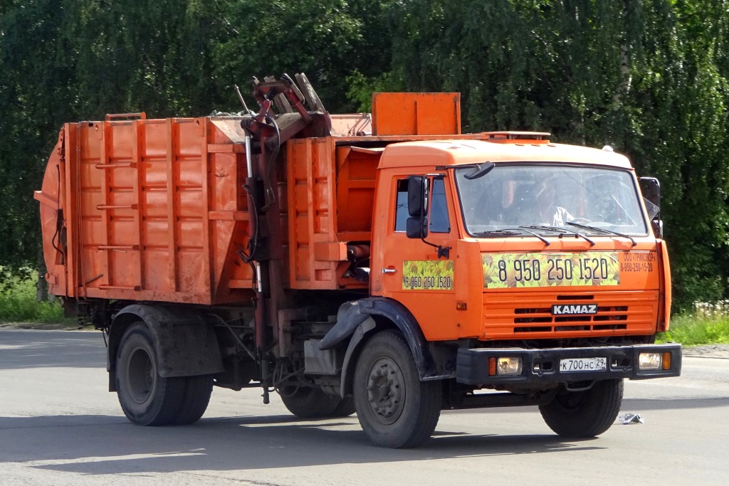 Архангельская область, № К 700 НС 29 — КамАЗ-43253-A3(96)