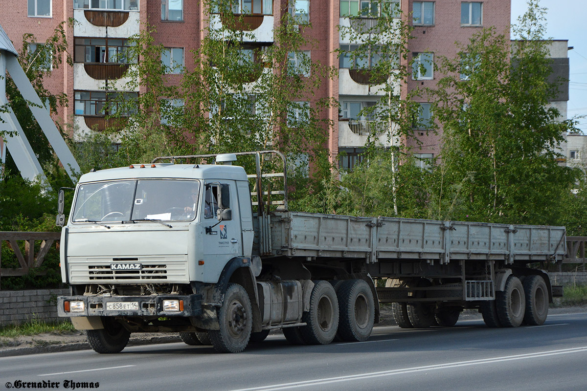 Саха (Якутия), № С 858 ЕТ 14 — КамАЗ-54115-15 [54115R]