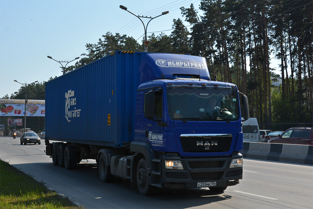 Новосибирская область, № С 255 МК 154 — MAN TGS 19.390