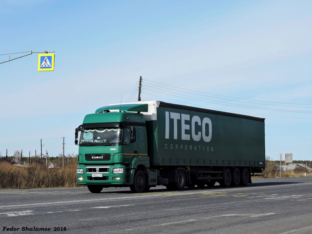 Нижегородская область, № О 960 УТ 152 — КамАЗ-5490-S5(87)
