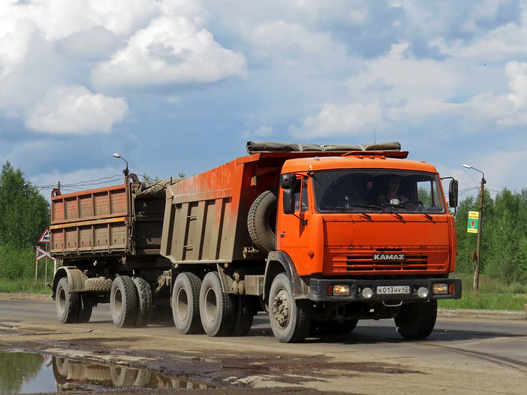 Кировская область, № К 013 НУ 43 — КамАЗ-65115-13 [65115N]
