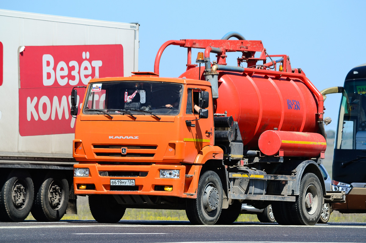 Волгоградская область, № В 619 МУ 134 — КамАЗ-53605-A4(23)