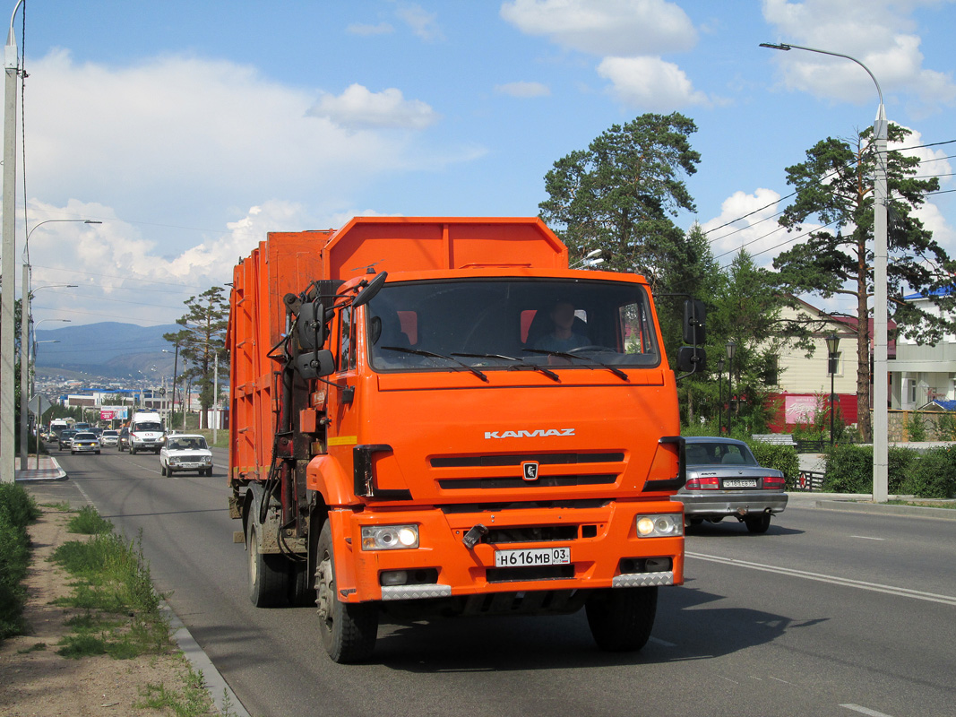Бурятия, № Н 616 МВ 03 — КамАЗ-53605-L4(19)