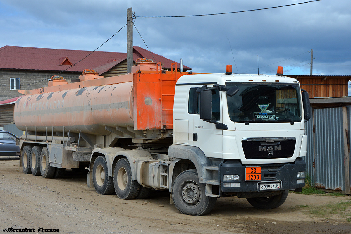 Саха (Якутия), № С 999 КР 14 — MAN TGS 33.430