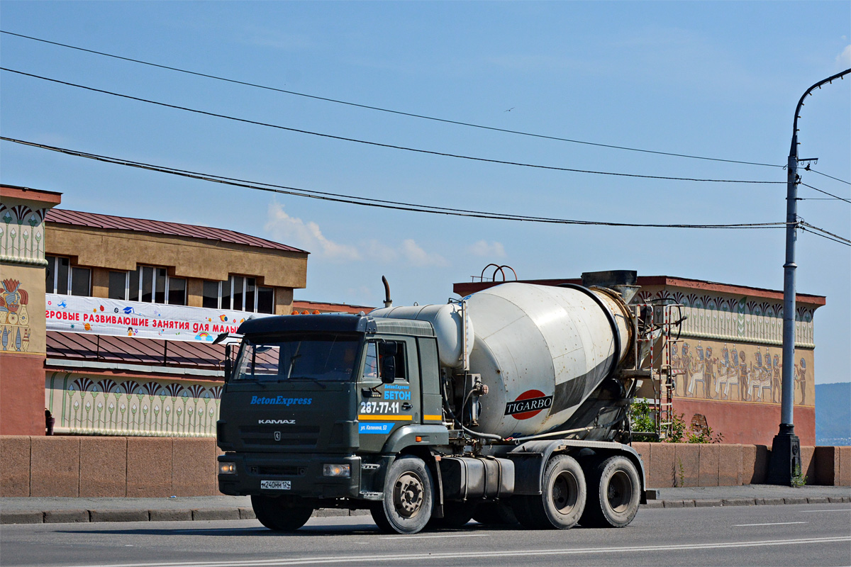 Красноярский край, № М 240 ММ 124 — КамАЗ-65116-N3(78)