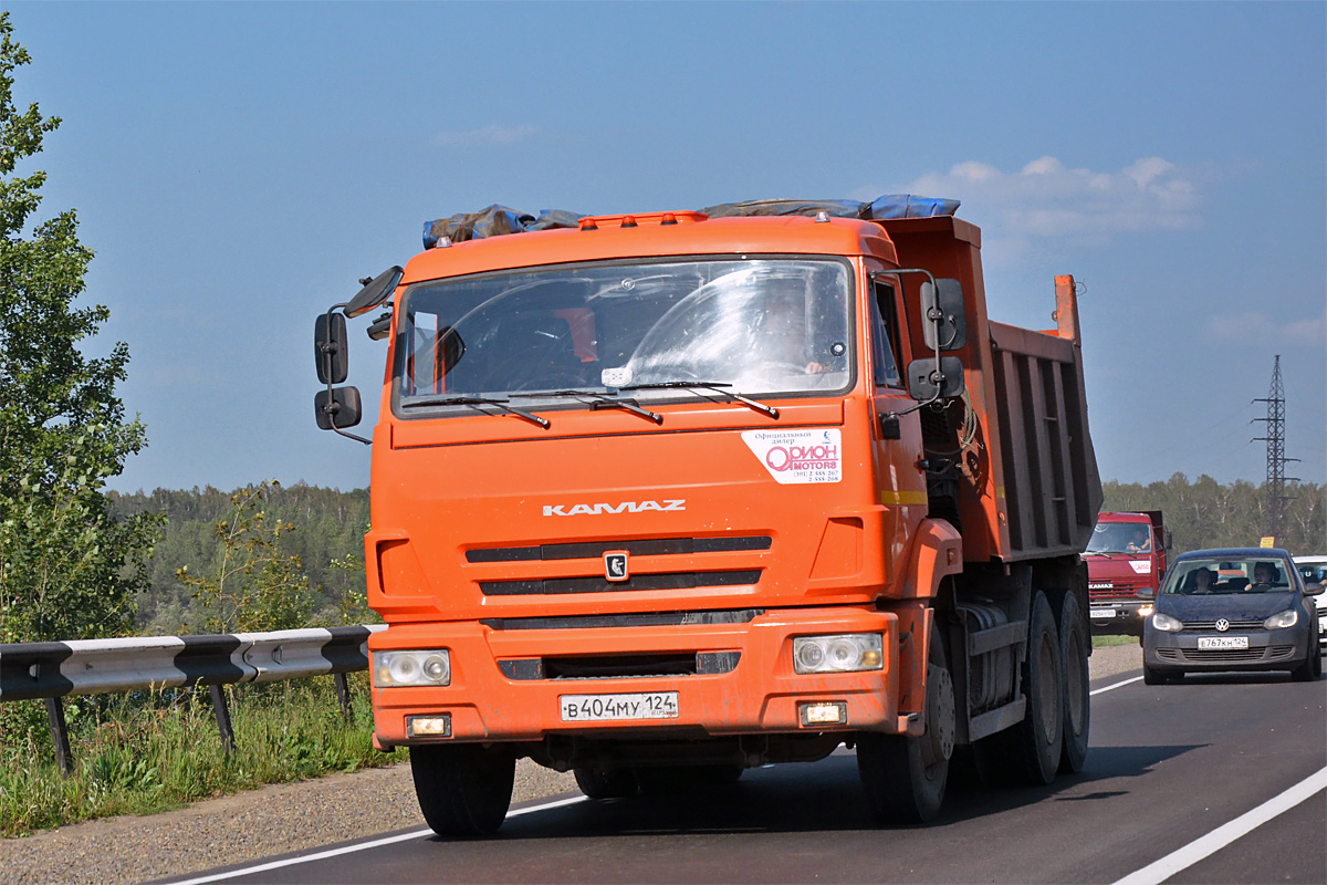 Красноярский край, № В 404 МУ 124 — КамАЗ-65115-L4(19)
