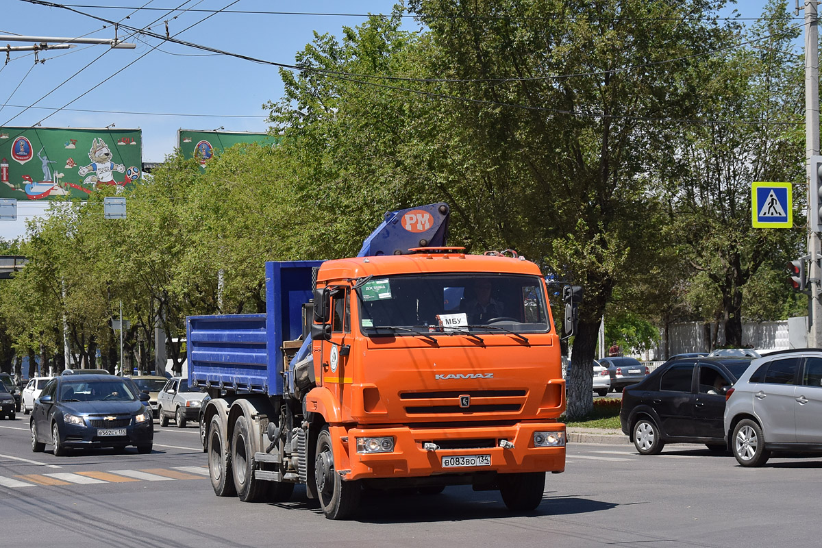 Волгоградская область, № В 083 ВО 134 — КамАЗ-65115-A4(23)