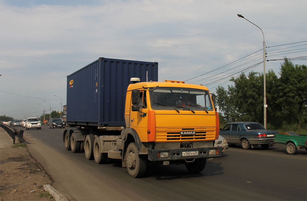 Красноярский край, № Х 582 КХ 24 — КамАЗ-65115-N3(78)