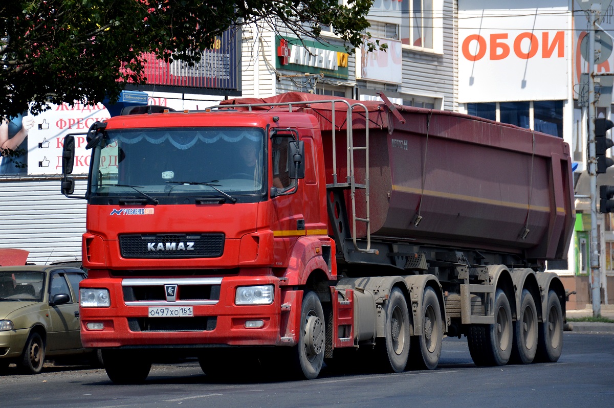 Ростовская область, № О 497 ХО 161 — КамАЗ-65806-T5(68)