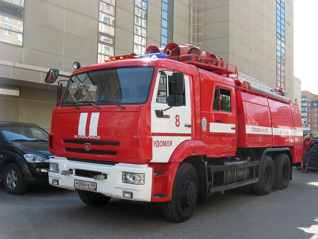 Тверская область, № М 006 РЕ 69 — КамАЗ-65115-A4(23)