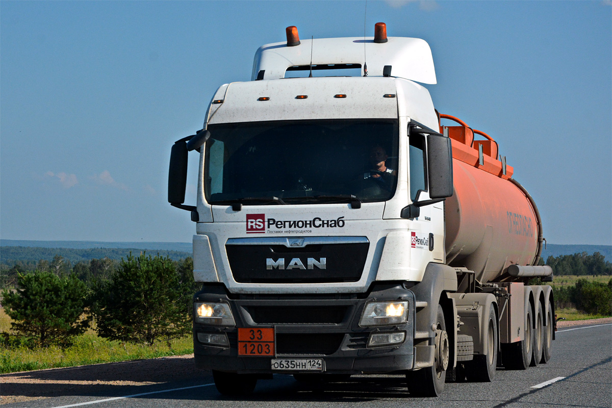 Красноярский край, № О 635 НН 124 — MAN TGS 19.400