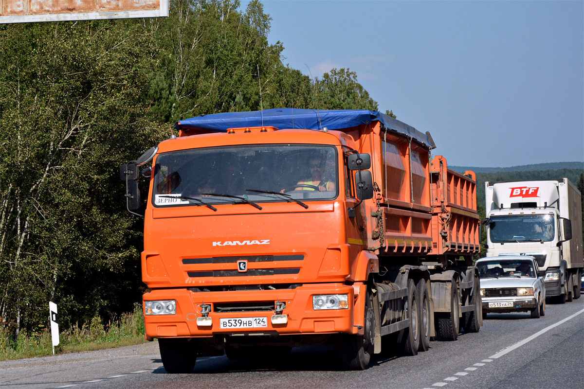Красноярский край, № В 539 НВ 124 — КамАЗ-65115-L4(19)