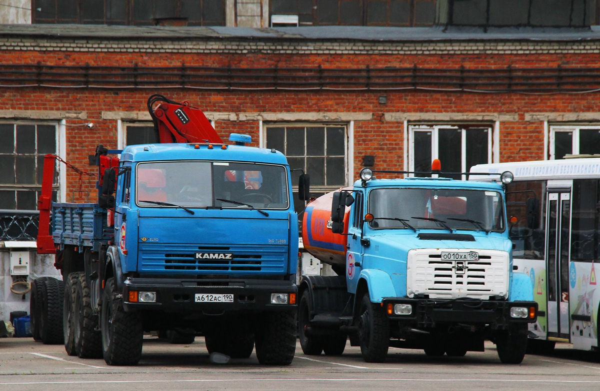 Московская область, № А 612 АС 190 — КамАЗ-43118-10 [43118K]; Московская область, № О 010 ХА 150 — ЗИЛ-433362