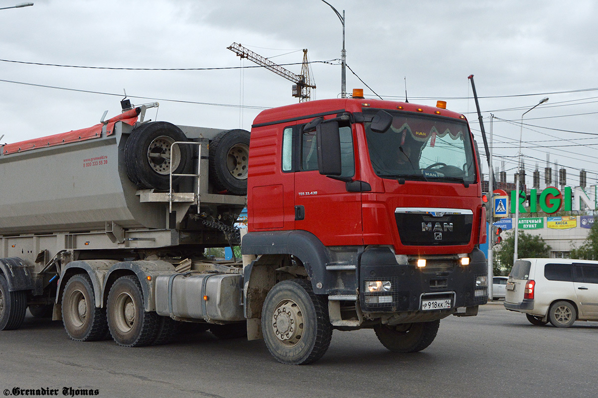 Саха (Якутия), № Р 918 КК 14 — MAN TGS 33.430