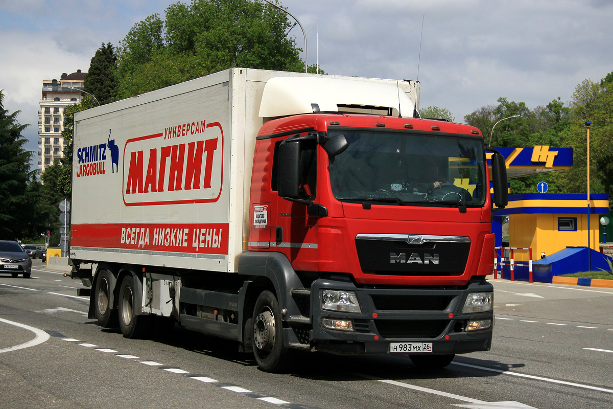Ставропольский край, № Н 983 МХ 26 — MAN TGS 26.350