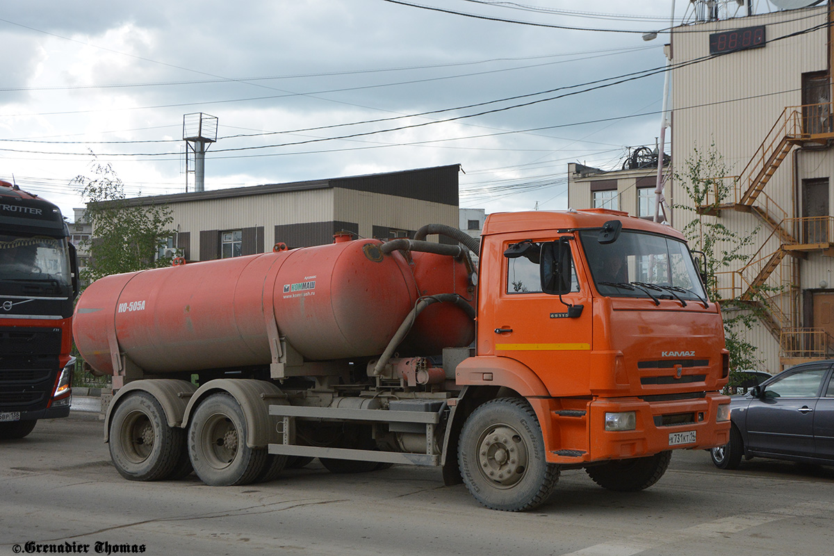 Саха (Якутия), № Х 731 КТ 14 — КамАЗ-65115-D3(97)