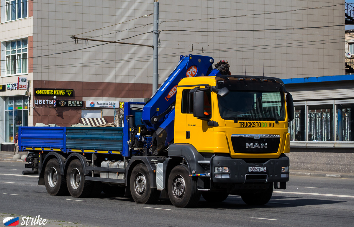 Москва, № Т 886 УВ 777 — MAN TGS 41.440