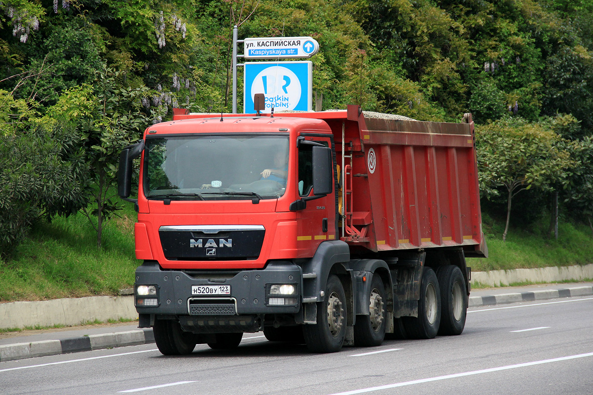 Краснодарский край, № Н 520 ВУ 123 — MAN TGS 41.390
