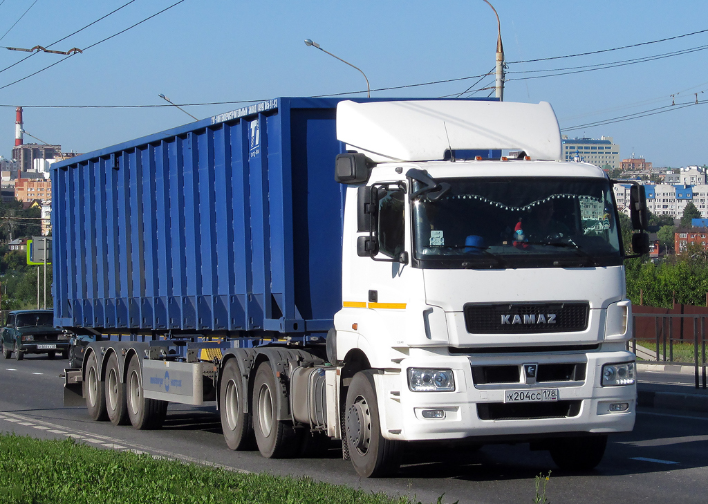 Псковская область, № Х 204 СС 178 — КамАЗ-65206-T5(68)