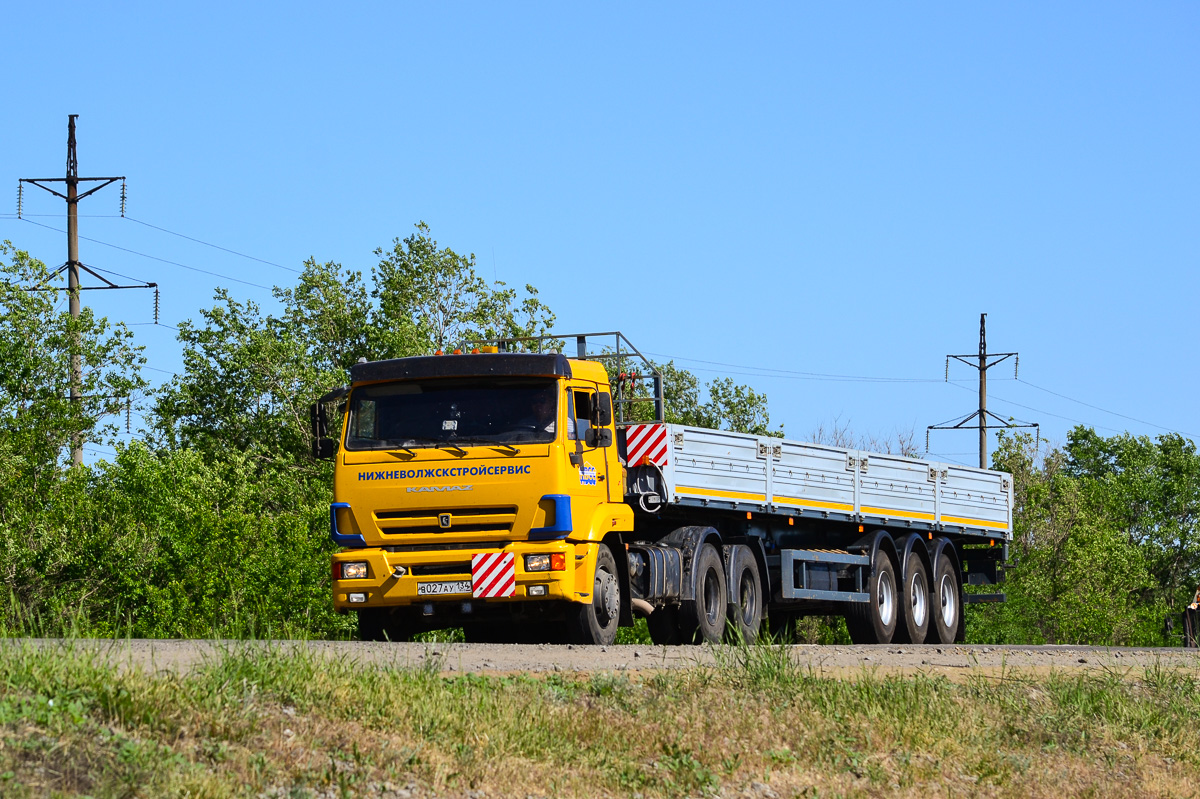 Волгоградская область, № В 027 АУ 134 — КамАЗ-65116-A4(23)