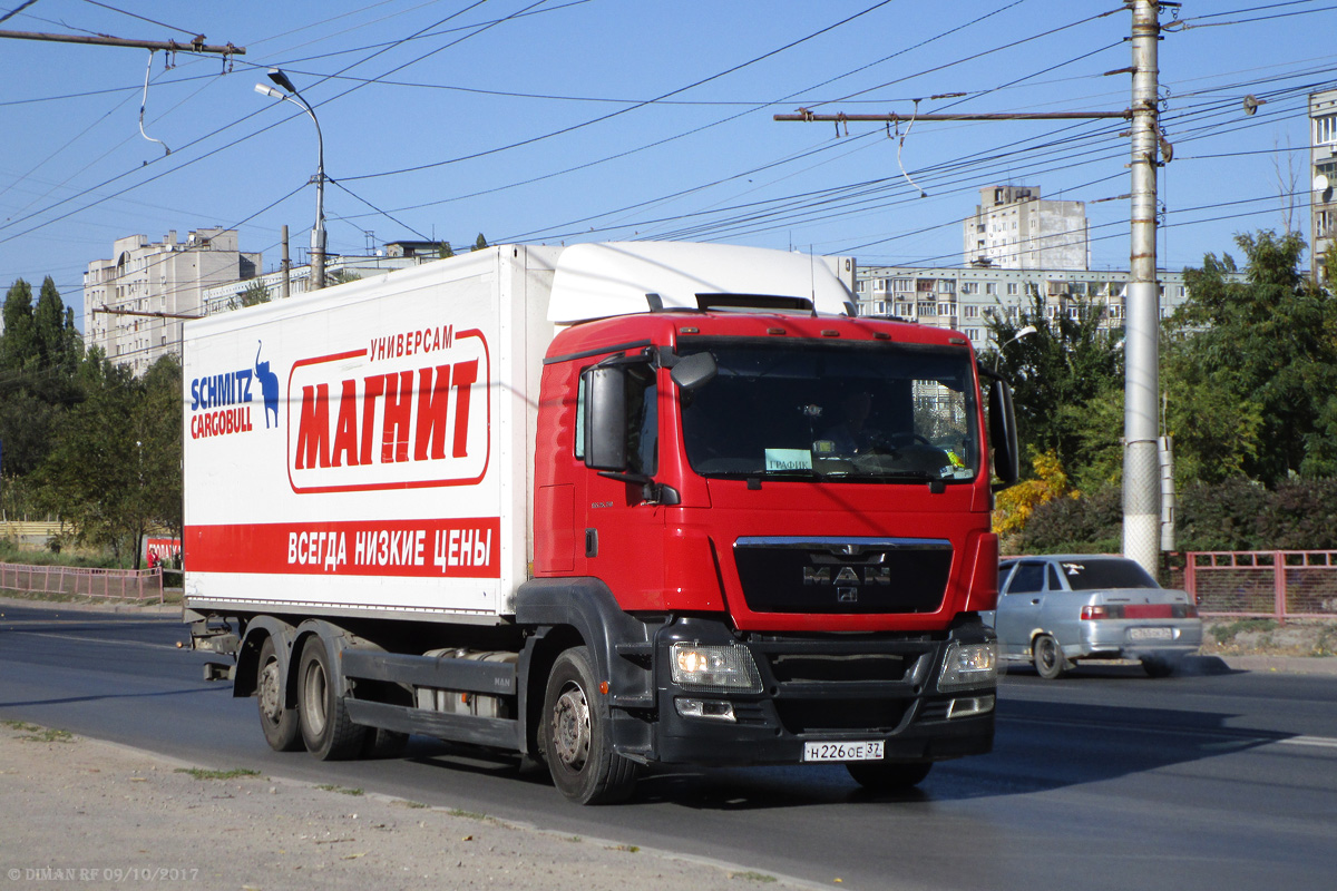 Волгоградская область, № Н 226 ОЕ 37 — MAN TGS 26.350