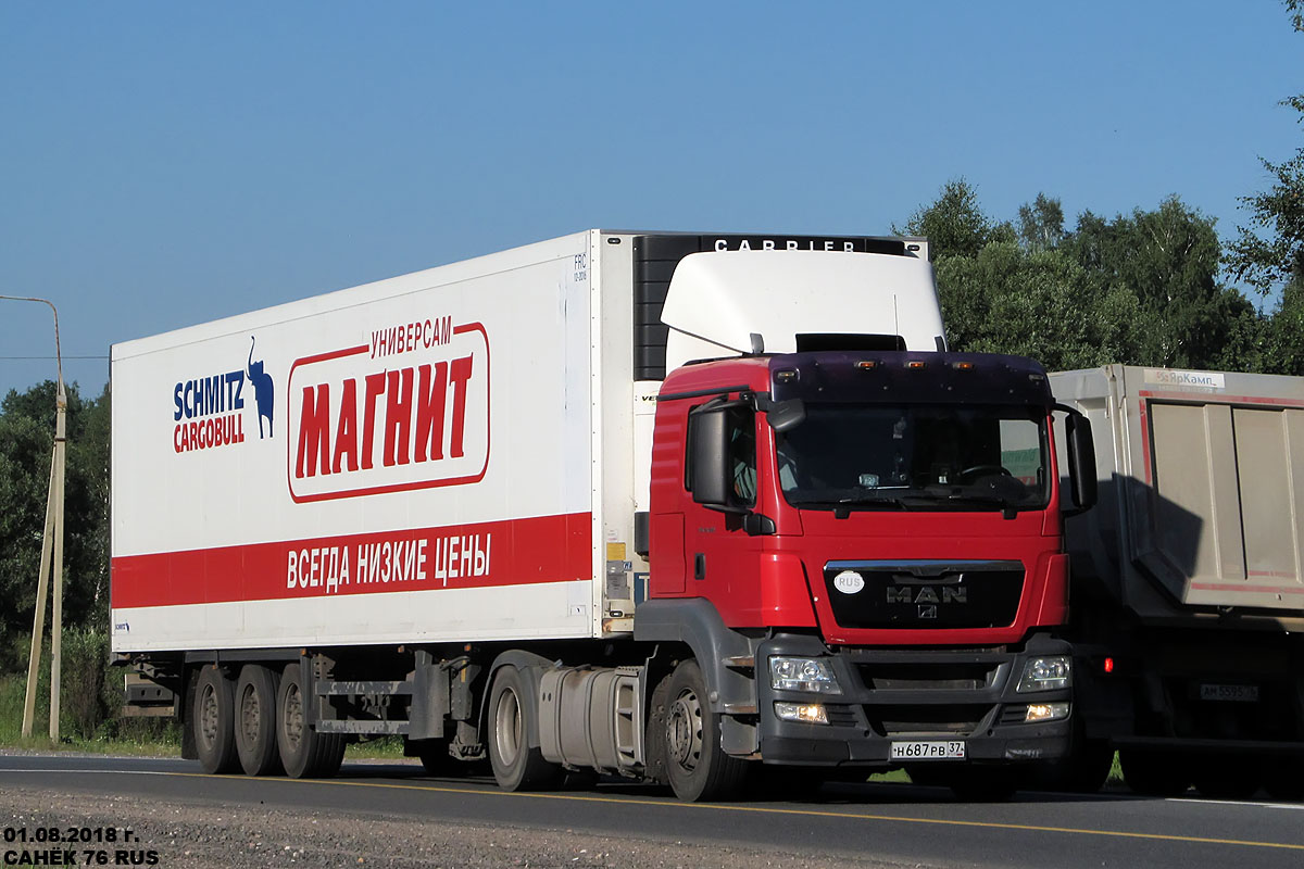 Ивановская область, № Н 687 РВ 37 — MAN TGS 18.360