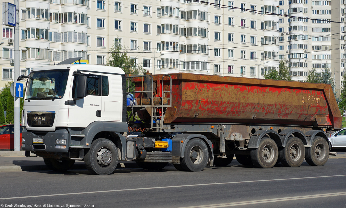Московская область, № О 182 НР 750 — MAN TGS 19.440