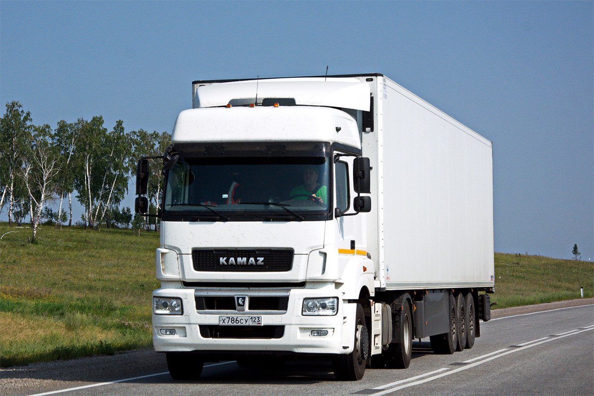 Краснодарский край, № Х 786 СУ 123 — КамАЗ-5490-S5(87)